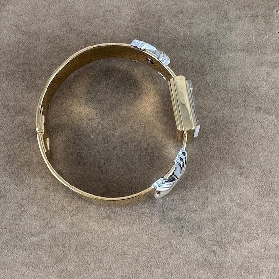 Vintage Marcel Boucher 17 Jewels Mechanical Ladies Watch Bangle Bracelet 6.25\