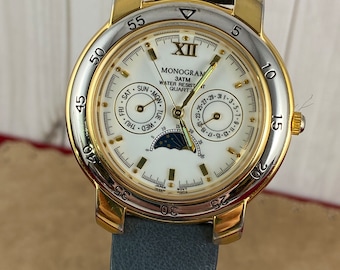 Vintage 1990's Bucherer Swiss made 7 Jewels Swiss Quartz Movement
