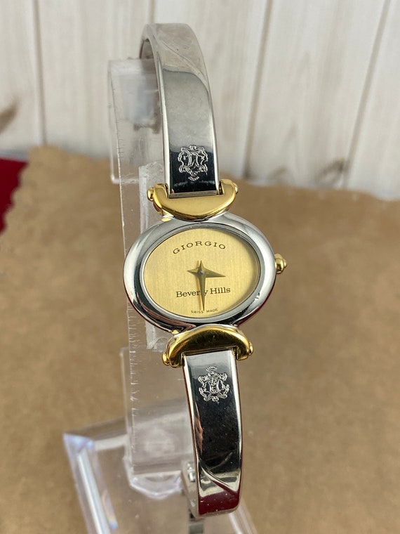 Vintage Giorgio Beverly Hills Swiss Watch: Two-tone Gold  display picture 2