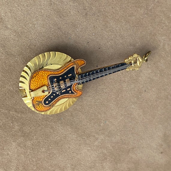 Vintage Endura Swiss Made Guitar Watch for a Rock Sta… Gem