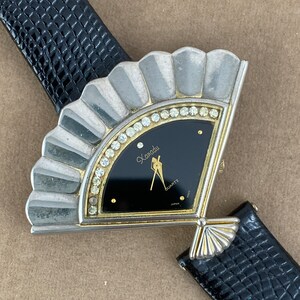 Vintage SFA Tank Style Swiss Made Watch: Gold Accents, White  display picture 1