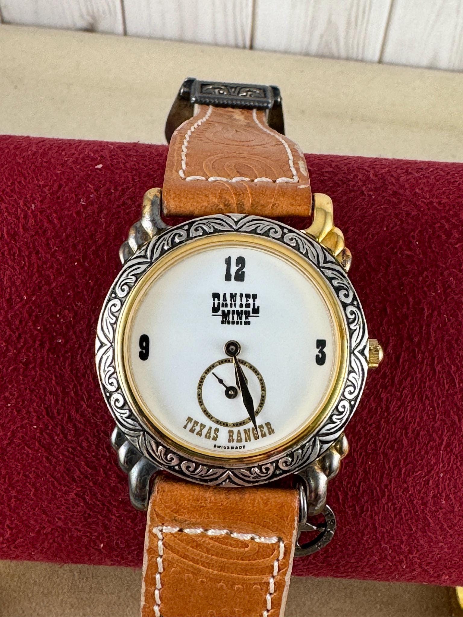 Vintage Daniel Mink Original Texas Ranger Wild West Cowboy Watch