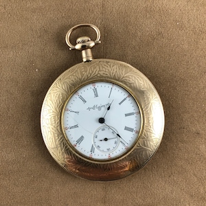 Elgin wadsworth top referee pocket watch