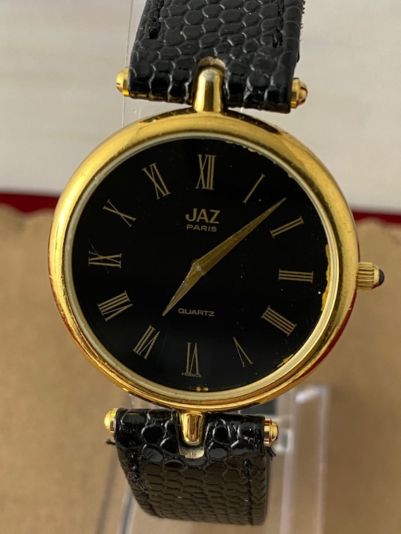Montre Vintage JAZ – Années 70, Mouvement Mécanique Manuel, Cadran Champagne, à Réviser, Occasion