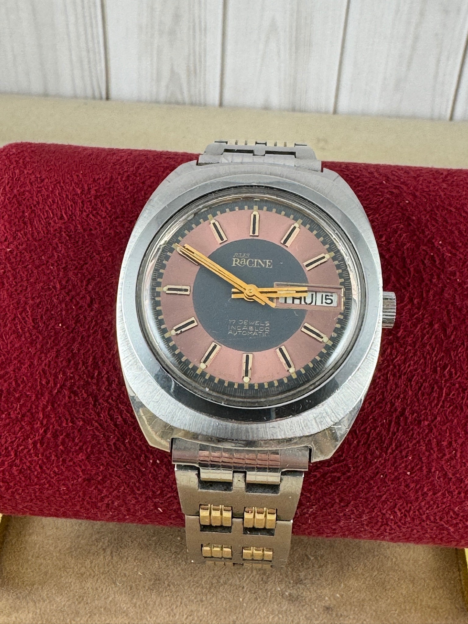 ※専用出品※ 1970年代 ジュール・ラシーヌ・ガレ オートマチック デイデイト