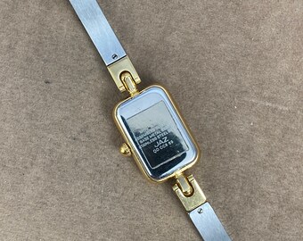 Ancienne Montre JAZ - Bracelet Collier Gourmette Vintage - Pièce Unique Et Rétro
