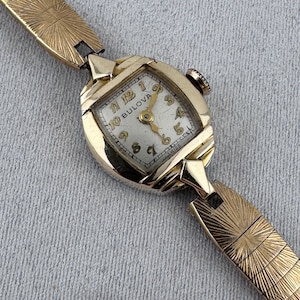 Bulova 10 K Gold Filled - Etsy