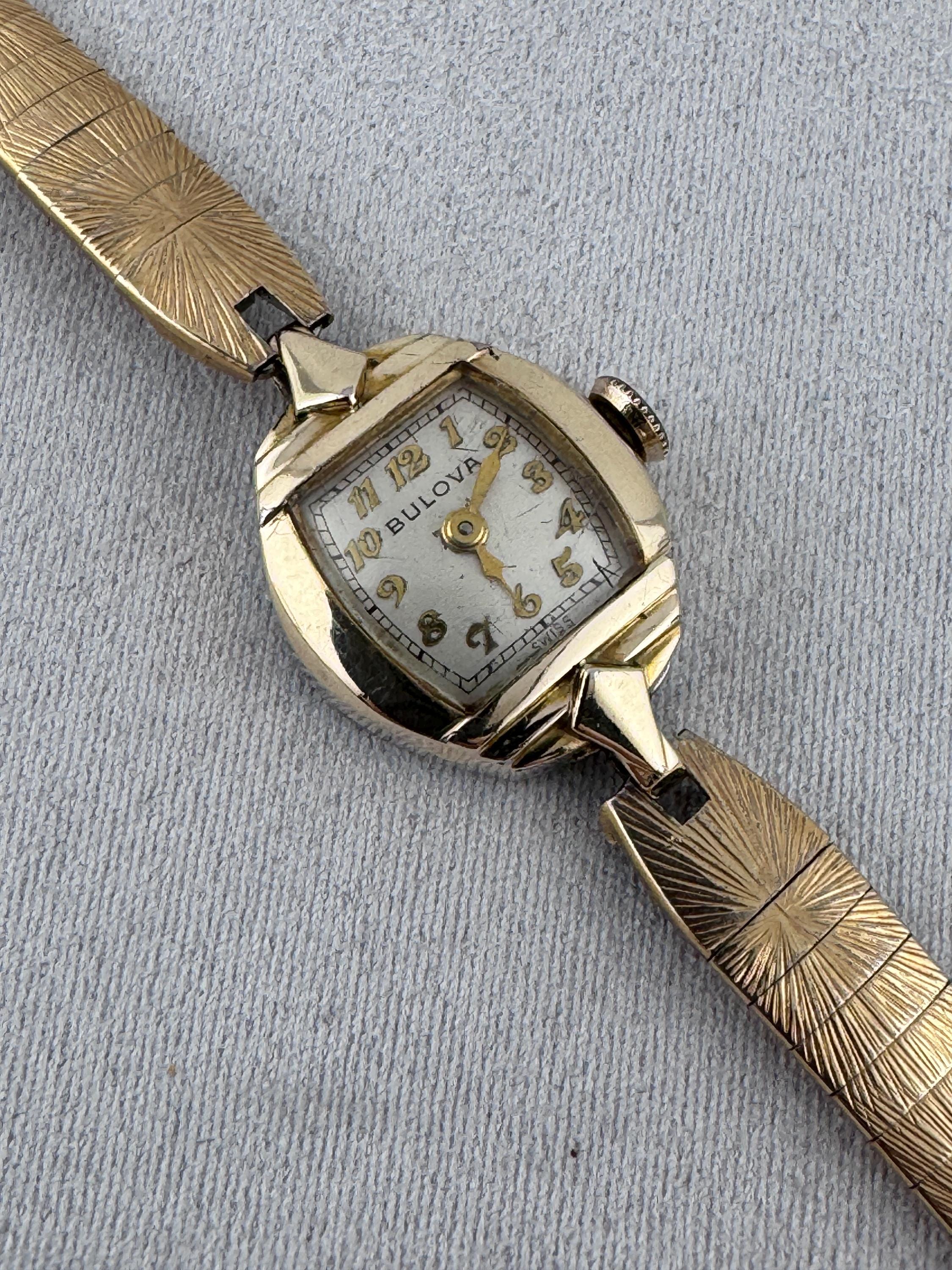 Bulova 10 K Gold Filled - Etsy