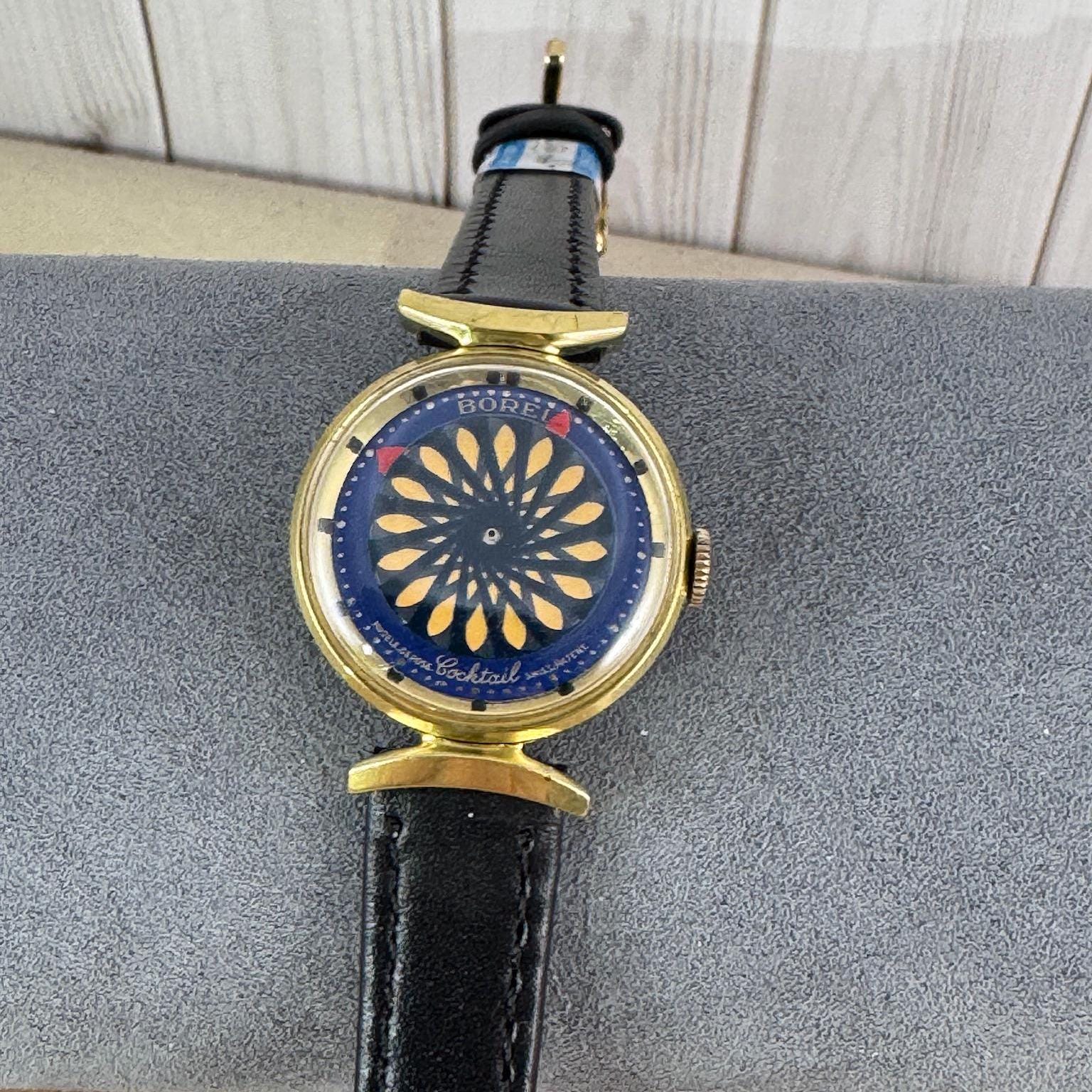 Vintage Earnest Borel Kaleidoscope Mystery Dial Ladies Watch 