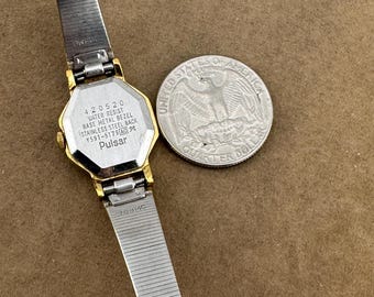 Cadran De Montre De Poche Vintage - Émail Noir, Seconde à 6h, 4.3cm - Neuf De Vieux Stock