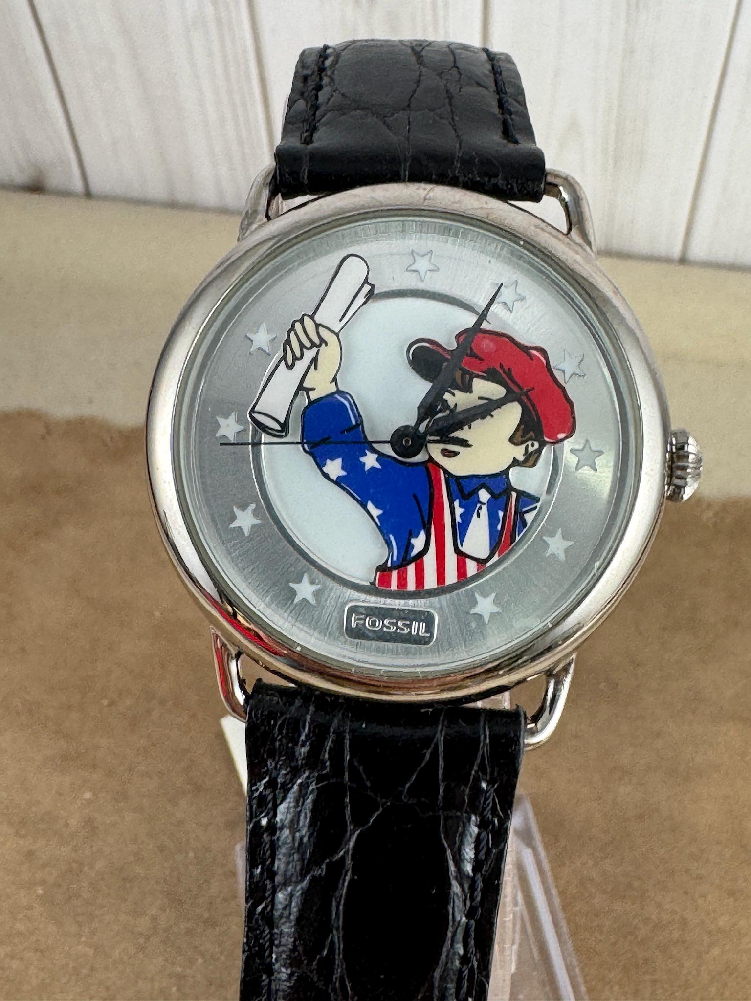 King Kong Fossil 3D Look Dial Highly Collectible LTD Leather