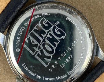 Vintage 1995 Fossil King Kong Watch: Limited Edition 3D Pewter
