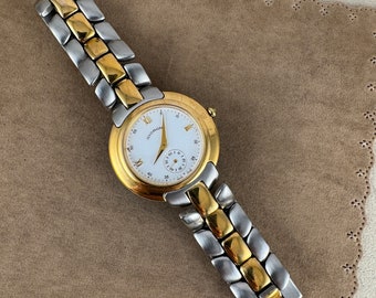Vintage Giorgio of Beverly Hills Two-tone Swiss Watch - Etsy display picture 3
