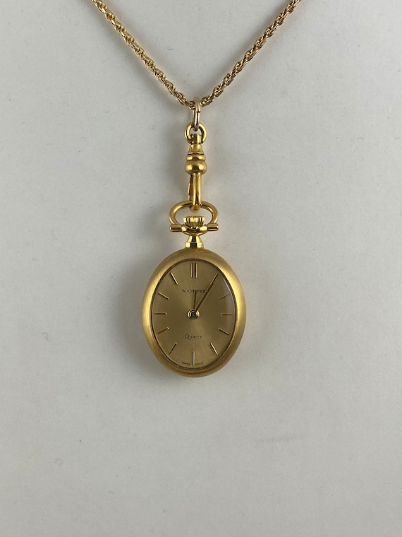 Swiss Made Vintage Bucherer Watch 1.5x0.75 inch i… - image 4