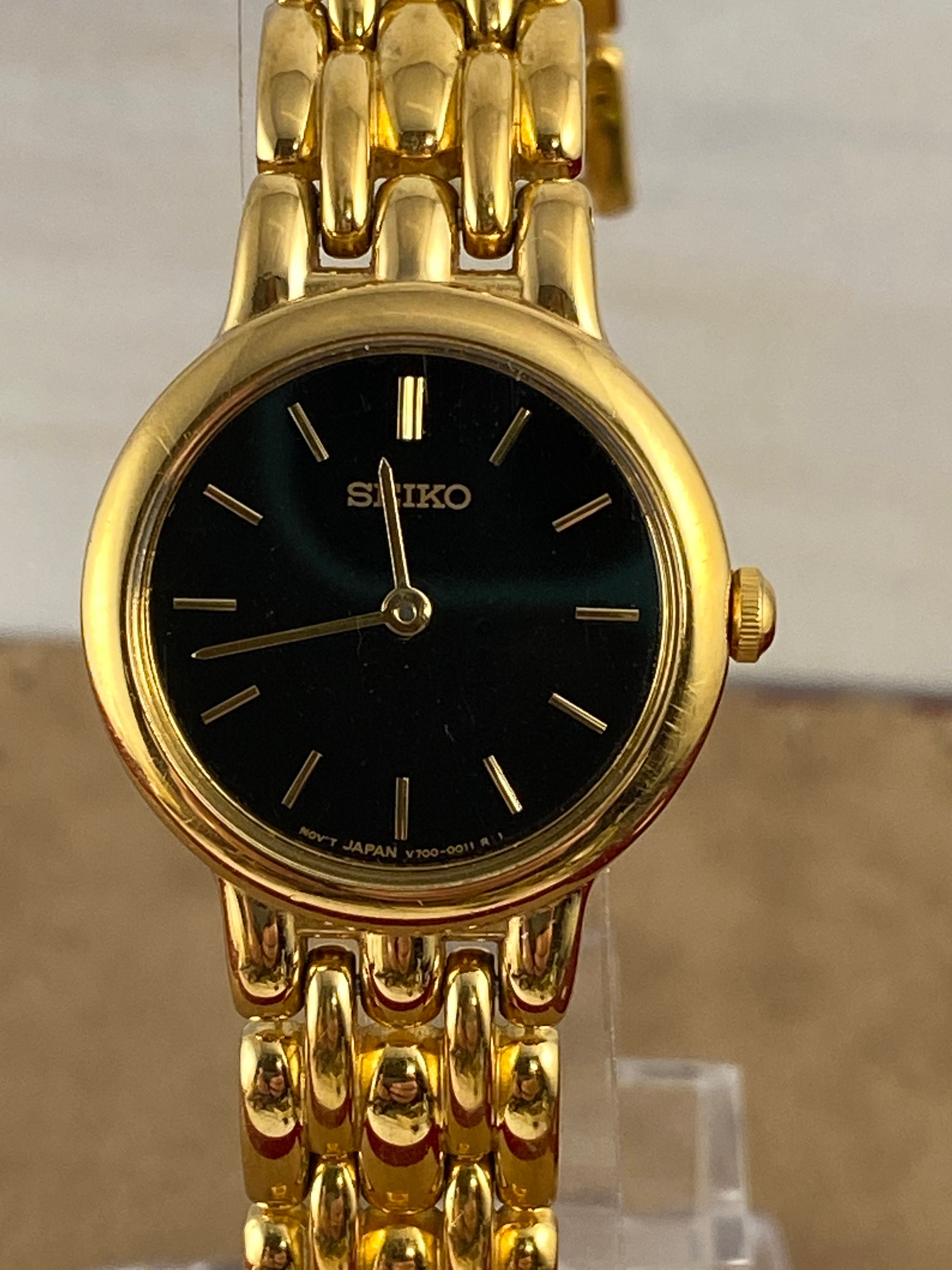 14k Seiko Watch - Etsy