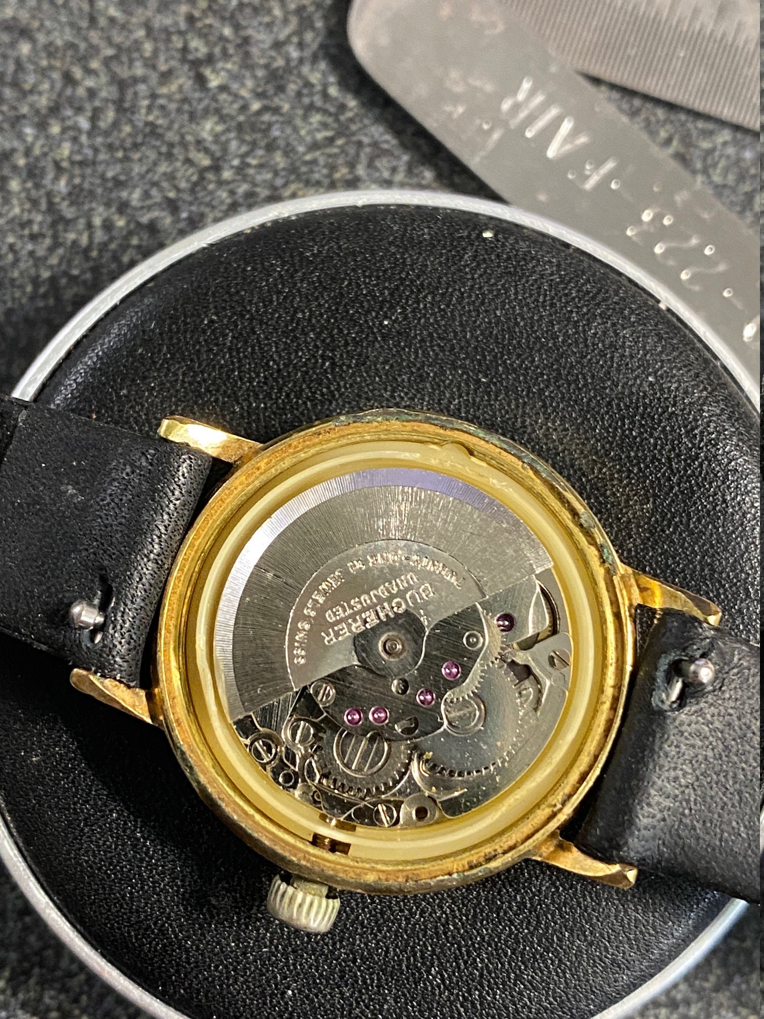 Vintage 1960's Automatic Wind Bucherer Swiss Made 21 Jewels