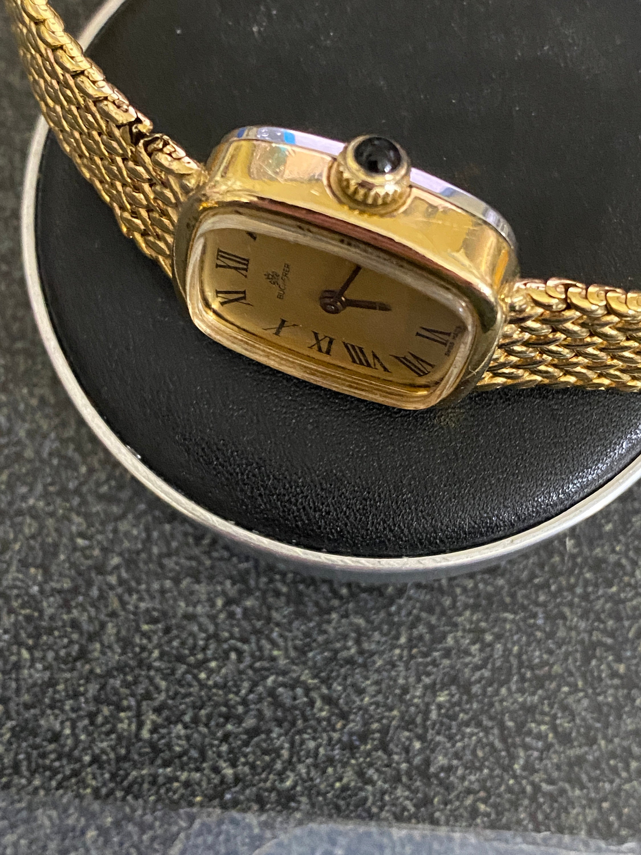 Beautiful Vintage Bucherer Swiss Gold Plated 18K 10 Micron - Etsy