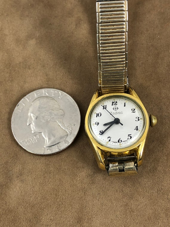 Zodiac ゾディアック 10KGPゴールドオーバルウォッチ 1950's Vintage Zodiac Watch: 1950s 14K Gold Plated Hand Wind - Etsy