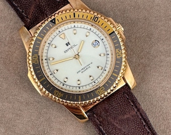 BREIL MILANO Stainless Steel Watch With Ivory Leather Strap  display picture 2