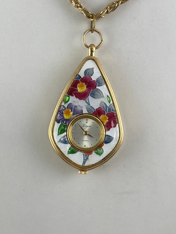 Vintage Authentic Kayou Japan Quartz Watch Pendant. Five Colors of