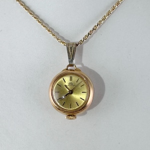 Vintage Bucherer Engraved Swiss .800 Silver Ball or Orb Pendant Watch with 30 inch 925 Silver rope chain Necklace 17 jewel Wind Up Running