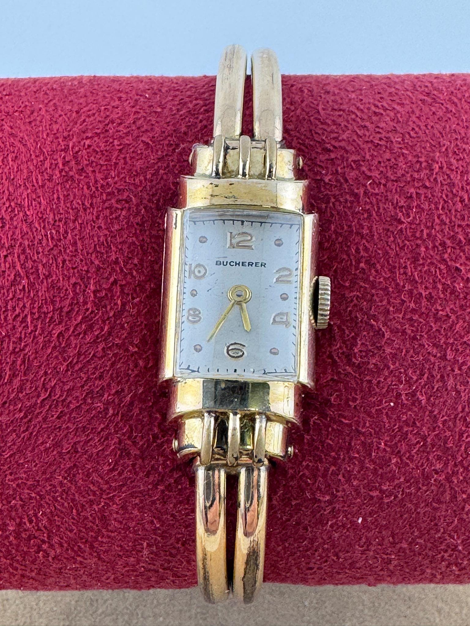 Bucherer Watch Women 18k Vintage - Etsy