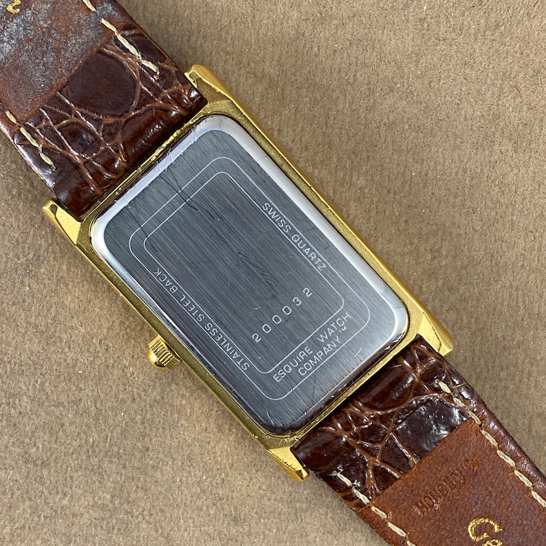 art deco tank watch