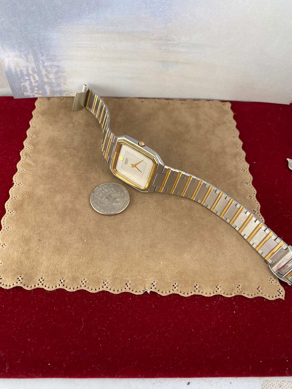 Vintage SEIKO Quartz Dress Watch Stainless Steel Nice 7 Jewel Etsy Canada