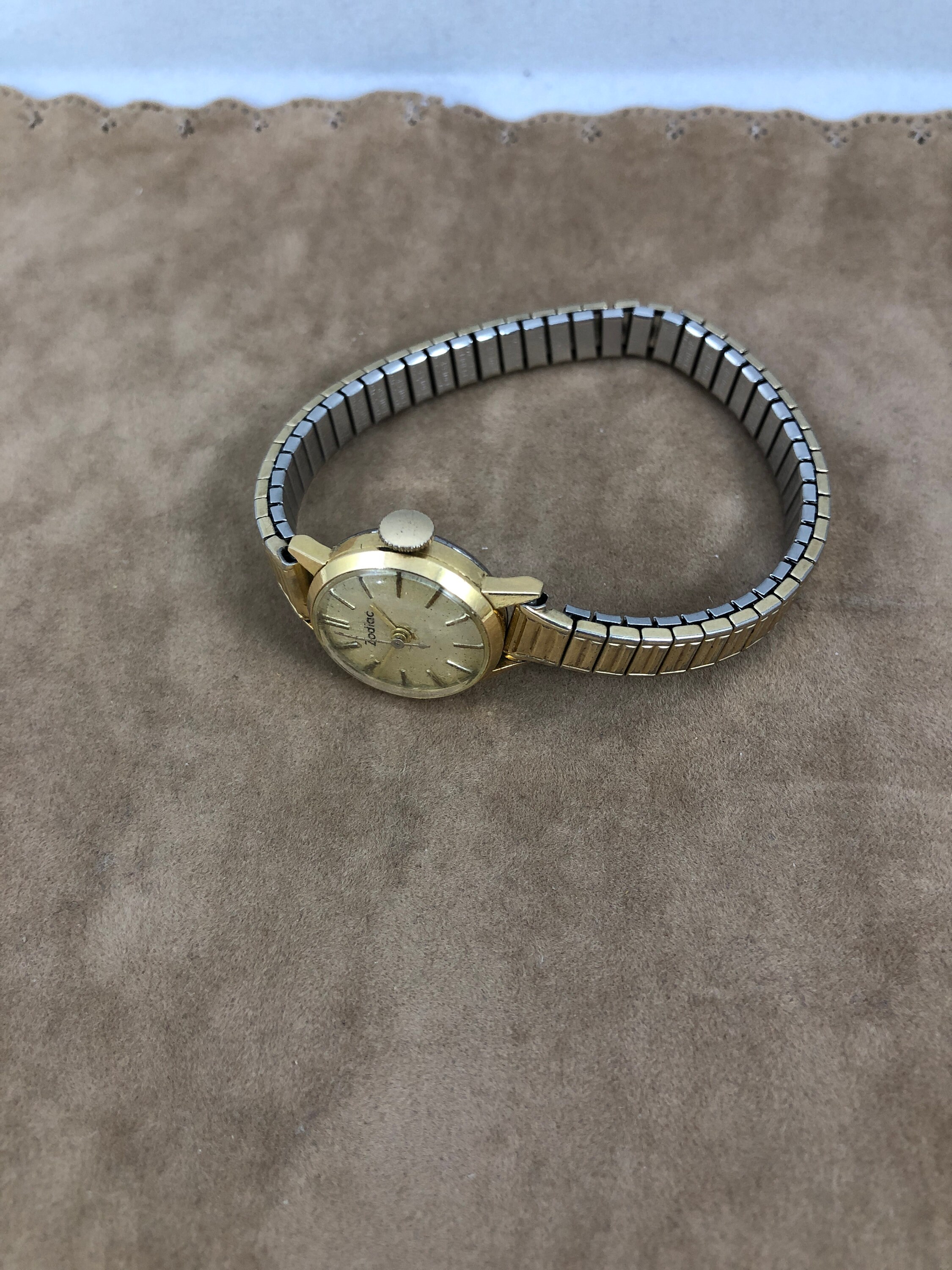 ぐく丸吉 Zodiac Vintage Watch Late 1940's Hand Wind 14K 20 Micron