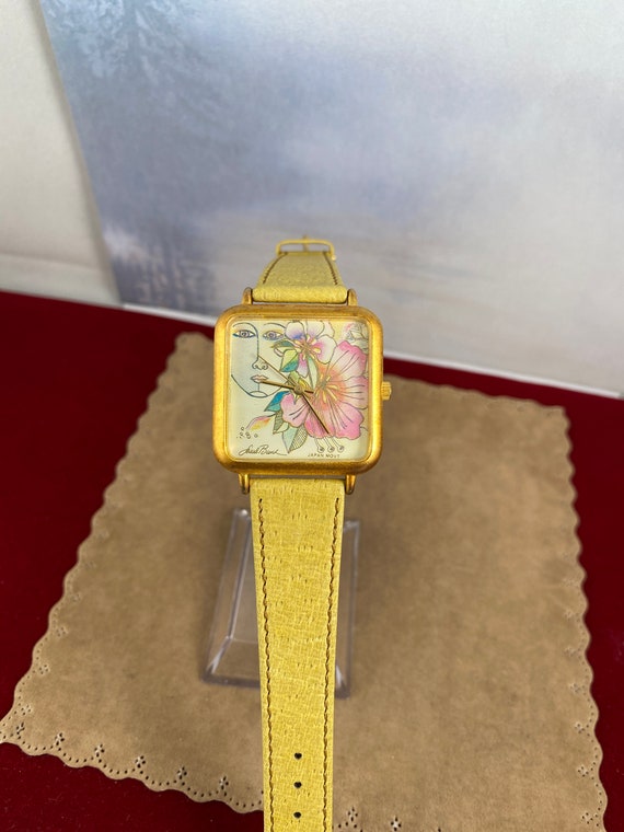 Vintage Laurel Burch Blossoming Woman Watch 1993 7