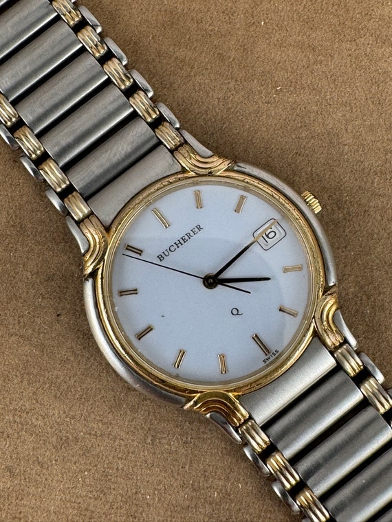 Vintage Luxury Bucherer Q Quartz Wristwatch, Model Q 255.604 Vintage Luxury Bucherer Q Quartz Wristwatch, Model Q 255.604