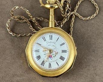 Vintage Elisabeth De France Pendant Watch: Swiss 17 Jewel  display picture 3