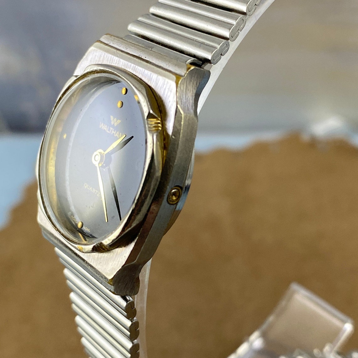 Vintage Waltham Battery Watch With Side Function Button for Etsy