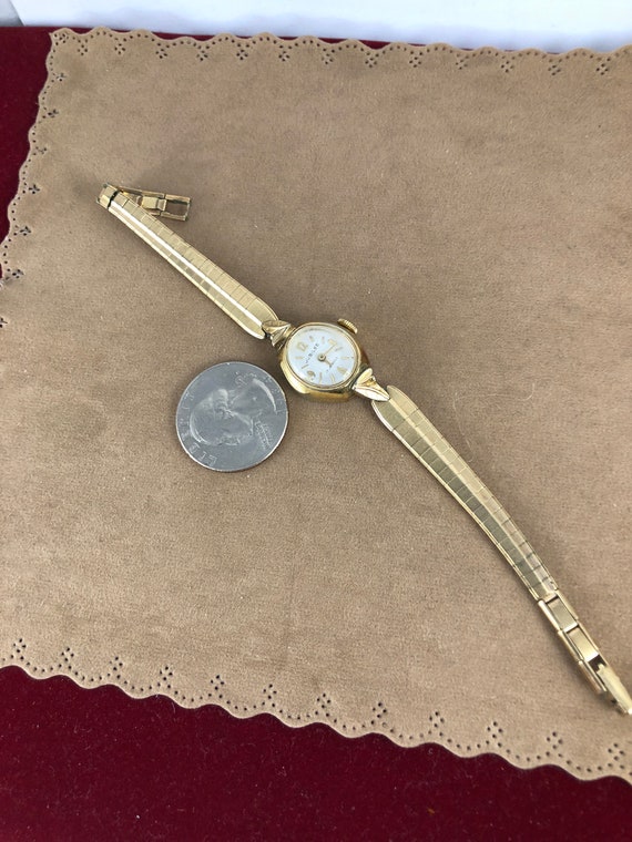 Vintage Jubilee 17 Jewel Gold Plated Watch Every … - image 3