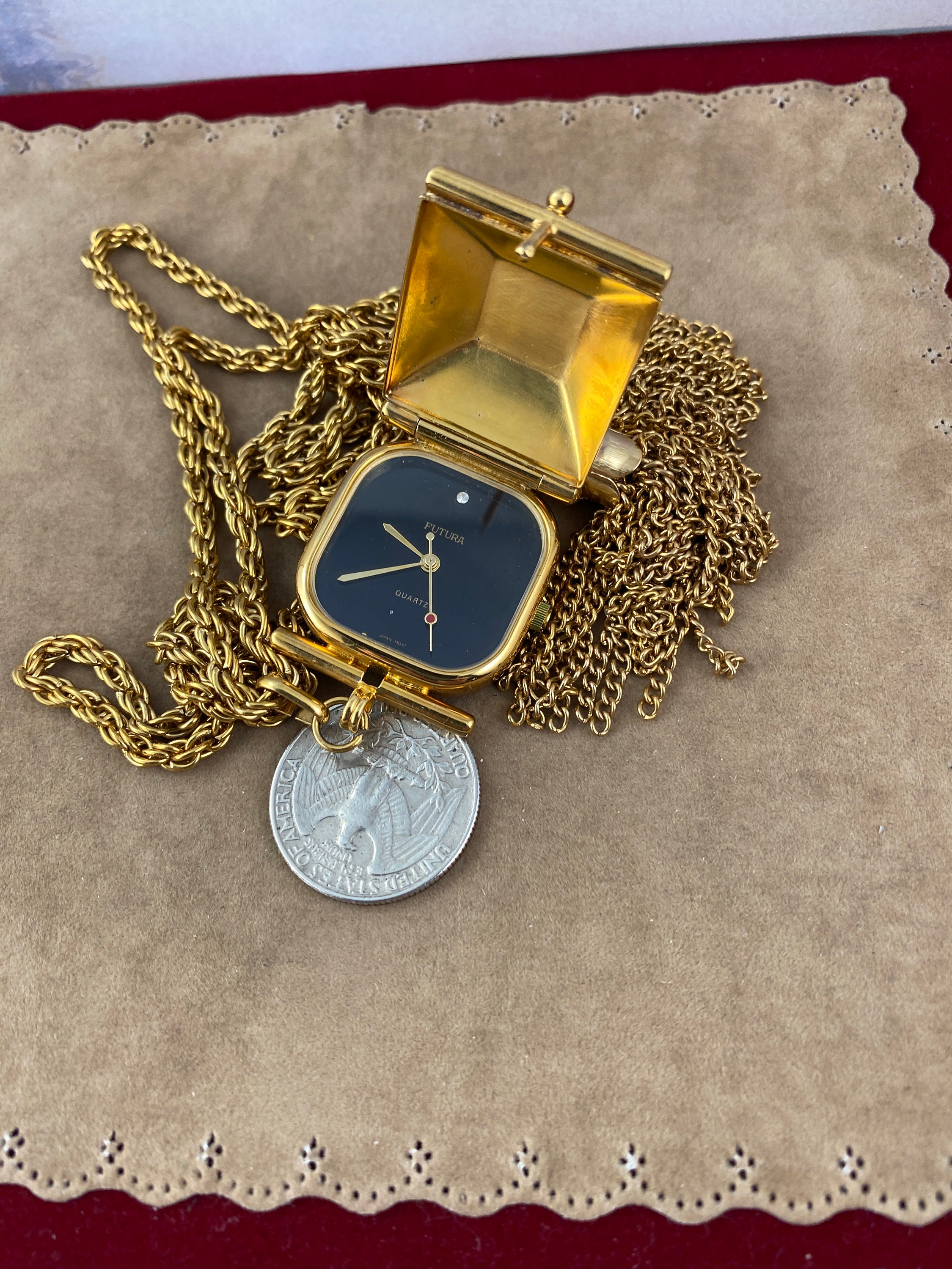 Futura watch best sale necklace