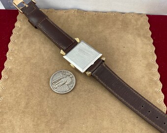 Montre Suisse Gruen Gemex - Remplie D'or 10 Carats, Analogique, Pour Femme, Occasion