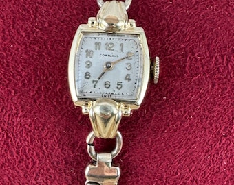 Vintage Cortland Ladies Watch: 14K Gold Filled Case, Swiss 17 Jewel Movement
