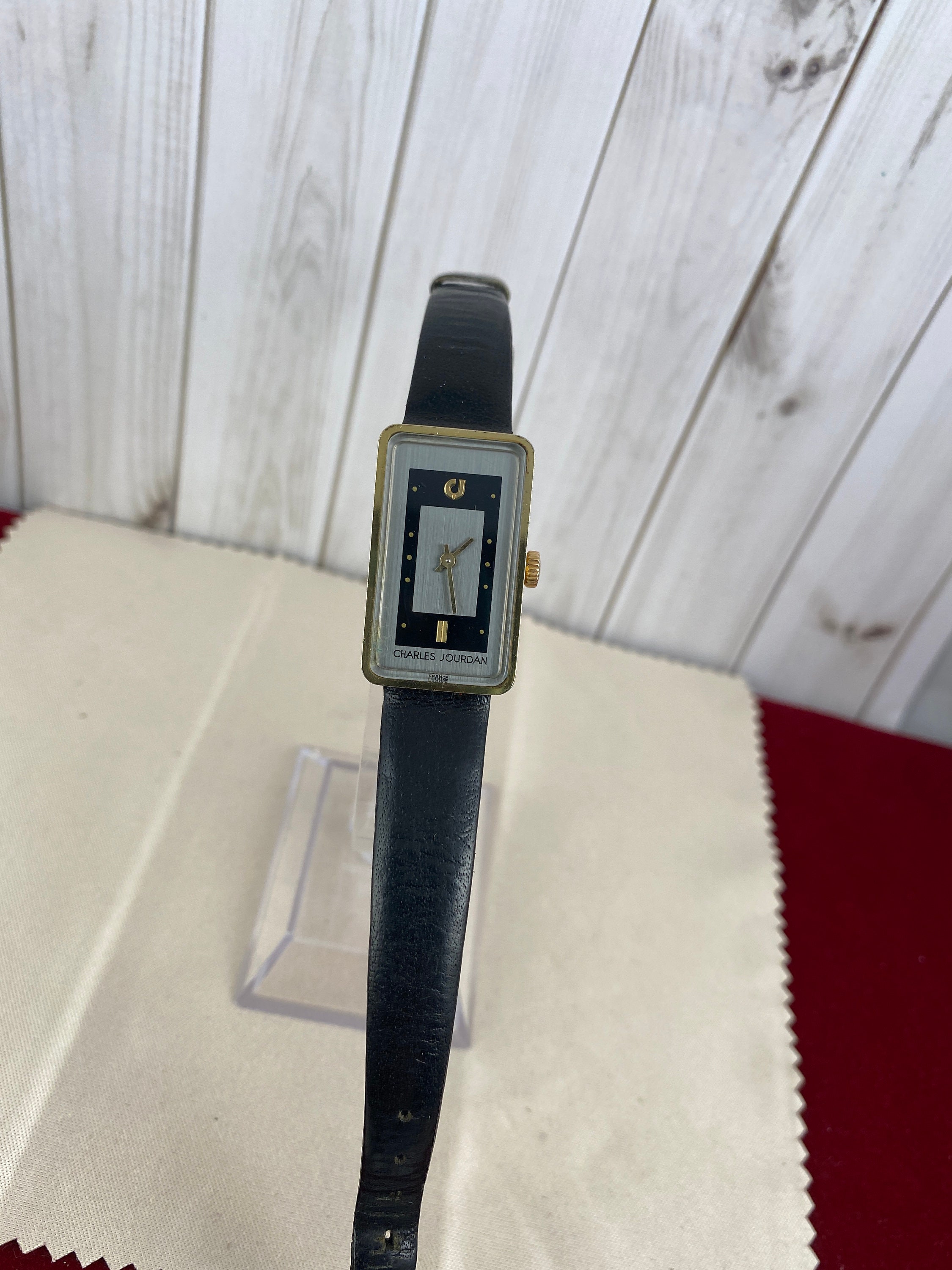 Vintage Charles Jourdan Watch: 18K Gold Plated, Gruen Swiss
