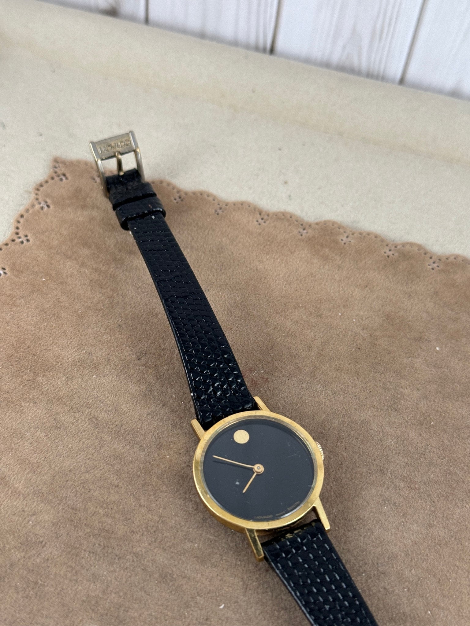 Vintage Zenith Movado Museum Watch: Gold Plated, Swiss Made, 1950s