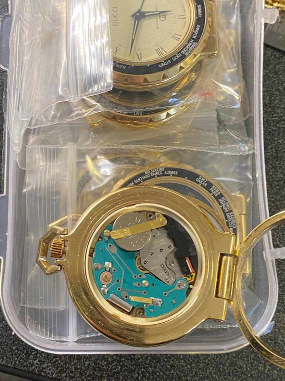 【新品未使用】GUCCI トラベルクロック Yahoo!オークション -「グッチ トラベルクロック」の落札相場