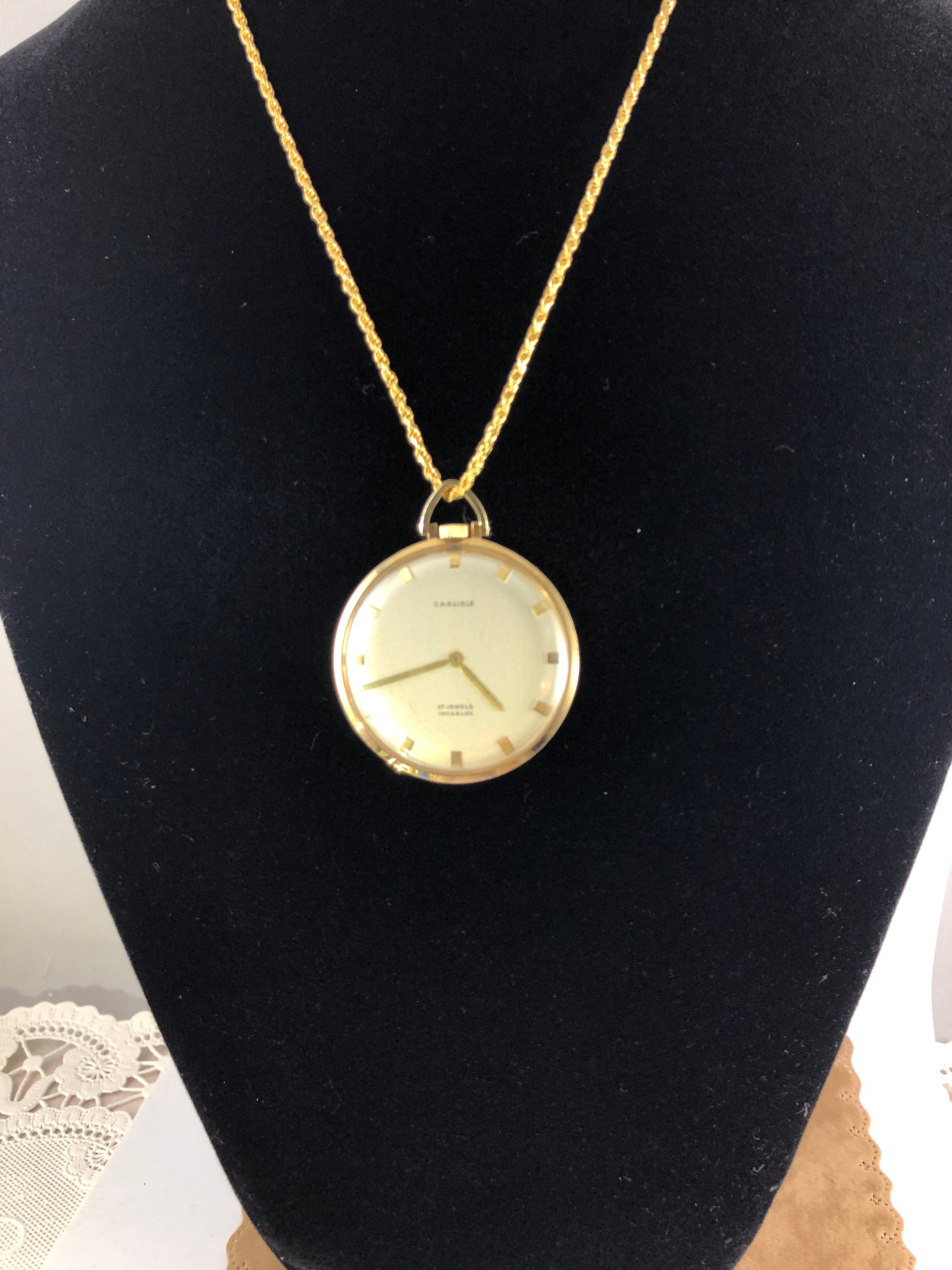 Ladies bucherer pendant watch - Etsy 日本