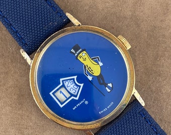 HUMAN MADE Mr.Peanut Military Watch \"Ye… HUMAN MADE Mr.Peanut Military Watch Vintage Mr. Peanut Swiss