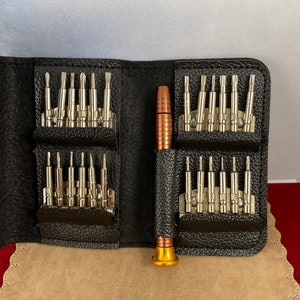 25 in 1 Pro Repair Tool Screwdriver Kit  For Watches, Sewing Machines, Glasses easy to use