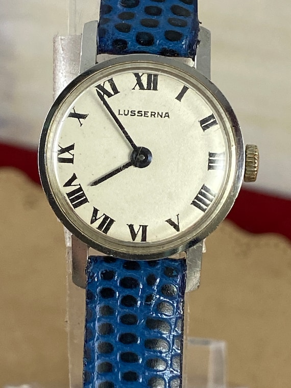 RARE Vintage EBEL Lusserna Swiss Watch 3 Piece Cas