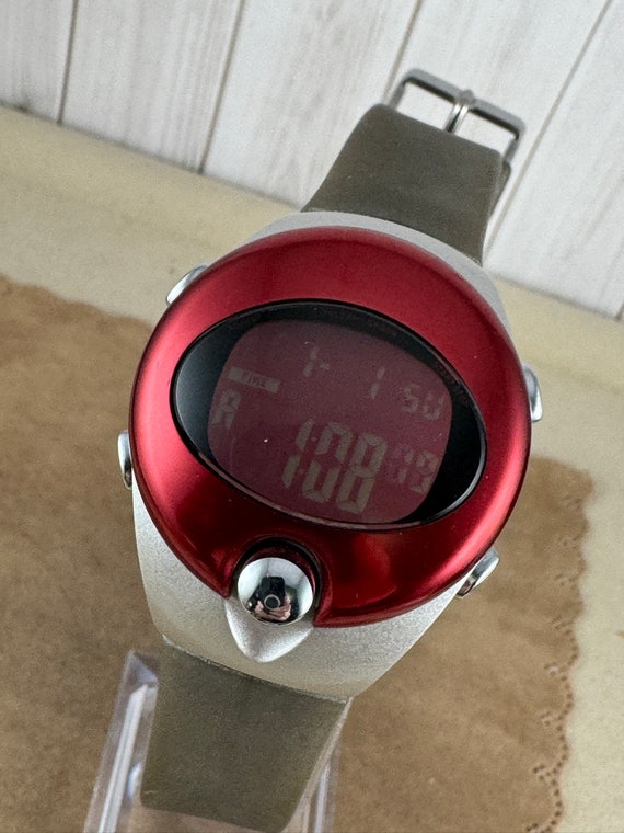 Blue W650 Pulsar Spoon Watch Vintage Pulsar Spoon Watch Red And