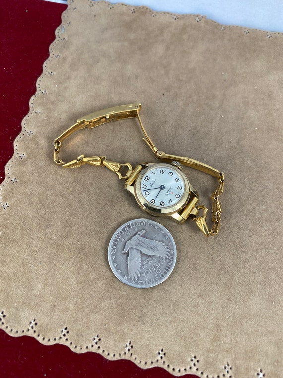 Vintage Felicia Swiss Made Watch: 17 Jewel Incabloc, Stainless