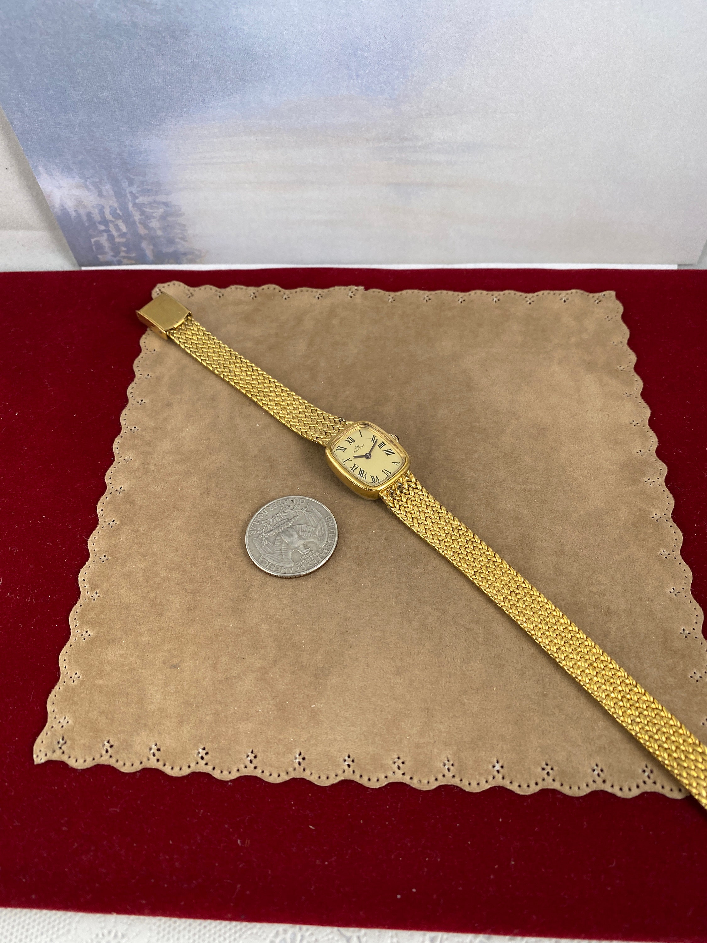 Beautiful Vintage Bucherer Swiss Gold Plated 18K 10 Micron - Etsy