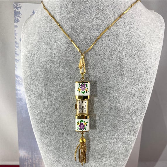 BUCHERER ネックレス ペンダント ヴィンテージ ゴールドカラー 手巻き式