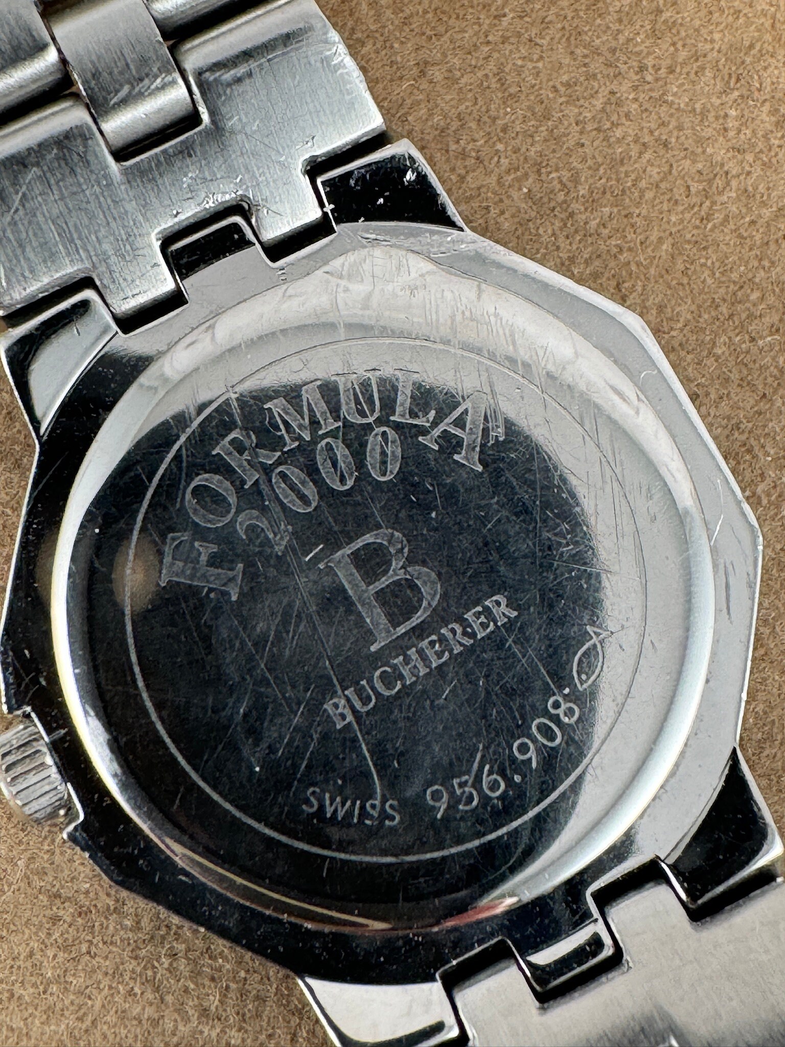 Vintage Bucherer Formula 2000 Ladies Watch: Two Tone Gold 