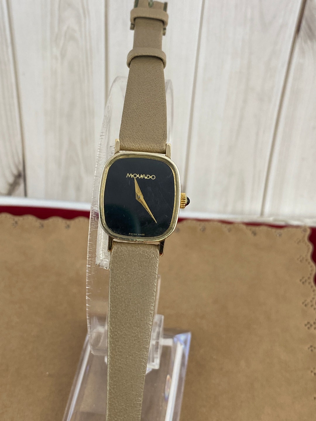 Reloj Movado vintage para mujer: movimiento mecánico Zenith de 17